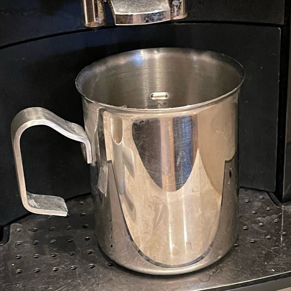 Tramontina milk coffee stainless mug frother cup 8oz